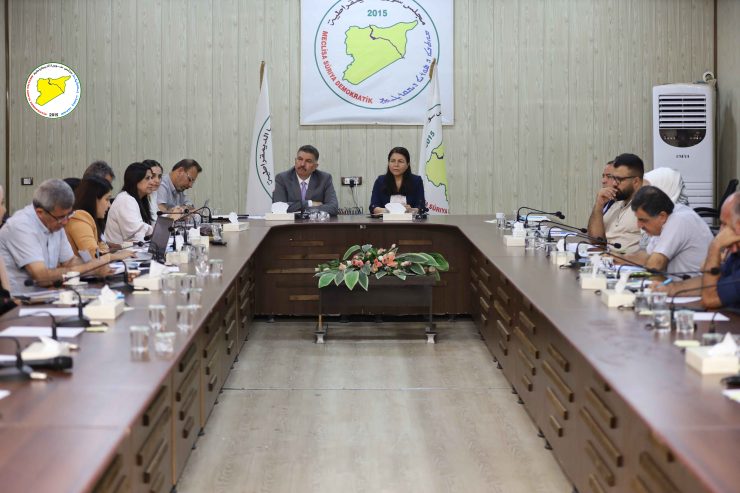 Desteya Serokatiya MSD'ê Geşedanên Siyasî Dinirxîne û Pêşniyarên Xwe Pêşkêş Dike